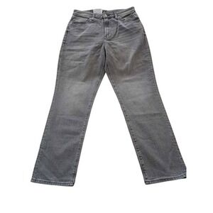 H&M Vintage Mom Jeans Gray Ultra High Waist Ankle Womens 8 NWT